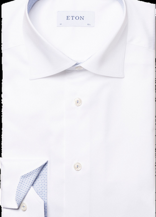 Сорочка\рубашка eton contemporary fit twill stretch shirt3 фото