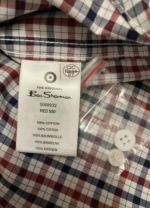 Рубашка ben sherman оригинал м мужская хлопок новое