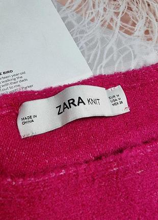 Укороченний светр с широкими рукавами zara2 фото