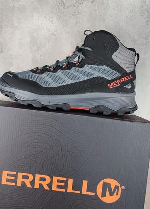 Оригинал merrell speed strike mid wp водонепроницаемые ботинки осень зима