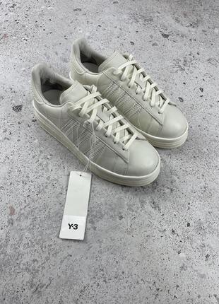 Adidas y-3 yohji yamamoto hicho white кроссовки унисекс оригинал6 фото