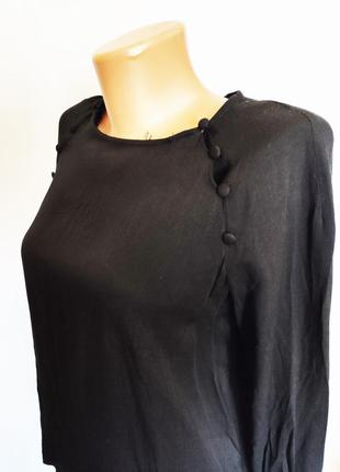 Блуза женская черная стильная casual mango7 фото