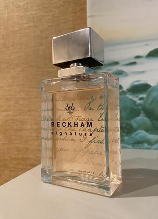 Edt signature story for her david beckham 50 мл рідкість знятість 2009 рік