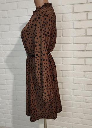 Платье с леопардовым принтом, shein, l.3 фото