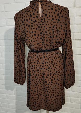 Платье с леопардовым принтом, shein, l.4 фото