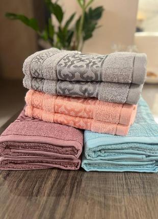Качественные полотенца, комплект 8 шт, рай5 фото