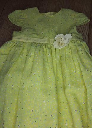 George шифоновое платье на девочку 2-3 года3 фото
