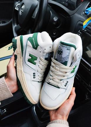 Зимние кроссовки new balance 659 белые с зеленым white/green❄️2 фото