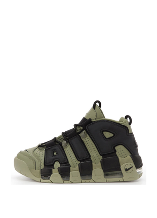 Мужские кроссовки nike air more uptempo 96 green.