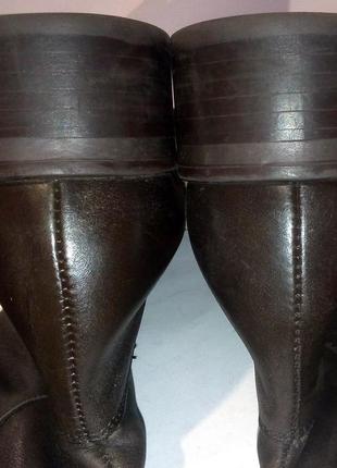 👢👢👢 шкіряні демісезонні чоботи на дуже повну гомілку від jj footwear, р.40 код a40079 фото