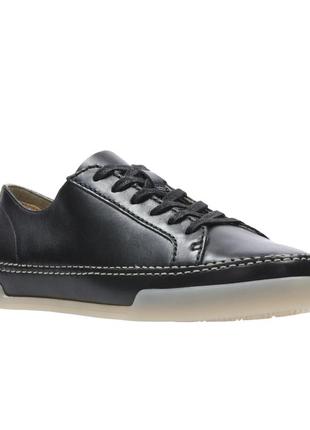 Шкіряні кеди clarks hidi holly black leather6 фото