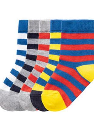 Шкарпетки котонові набором 5в1, р.27-30
