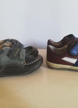 Кроссовки кеды мокасины clarks для мальчика 20р