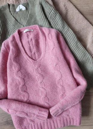 Кашеміровий светр пуловер джемпер johnstons в'язаний кашемировый свитер пуловер джемпер вязаный6 фото