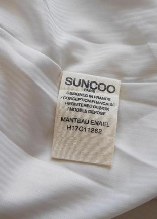 Шерстяное двубортное пальто на одну пуговицу от suncoo франция8 фото