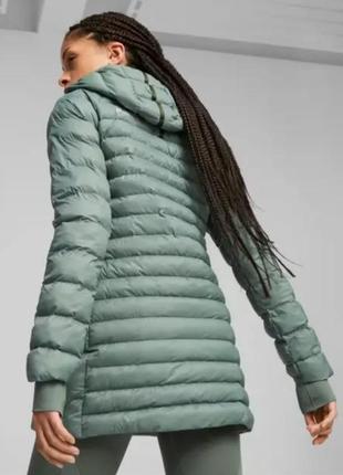 Куртка женская puma packlite primaloft long hooded jacket оригинал2 фото