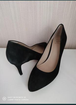 Новые замшевые туфли zitah размер 8, eur 38-38.5-392 фото