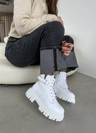 Ботинки кожаные