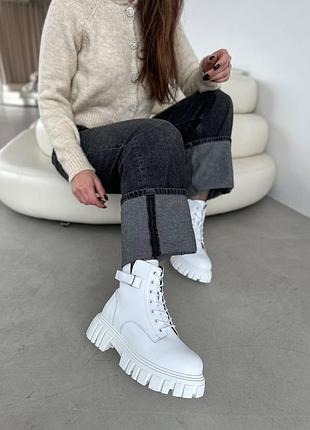 Ботинки кожаные