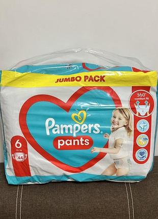 Подгузники трусиками “pampers pants 6”