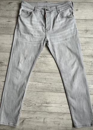 Джинси dsquared2 light gray tidy biker jeans1 фото