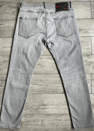 Джинси dsquared2 light gray tidy biker jeans5 фото