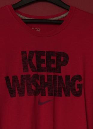 Nike рр l slim fit рр l футболка из эластичного хлопка keep wishing4 фото