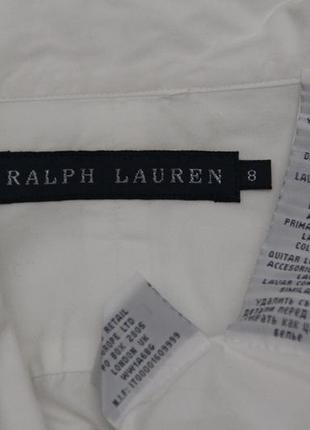 Polo ralph lauren рр l (8) рубашка из хлопка7 фото