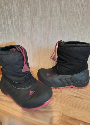 Утепленные сапоги, сноубутсы adidas (орог) размер 30- 31 (устилка 19,5 см )7 фото