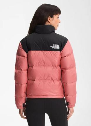 Куртка жіноча the north face 1996 retro nuptse pink оригінал4 фото