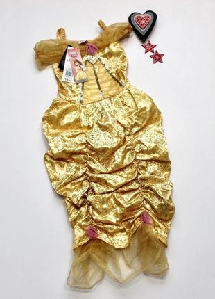 Карнавальне плаття, сукня принцеса белль disney 3-4 роки