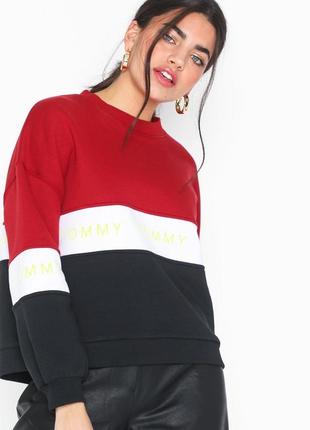 Новий оригінальний світшот tommy hilfiger (xxs, утеплений)