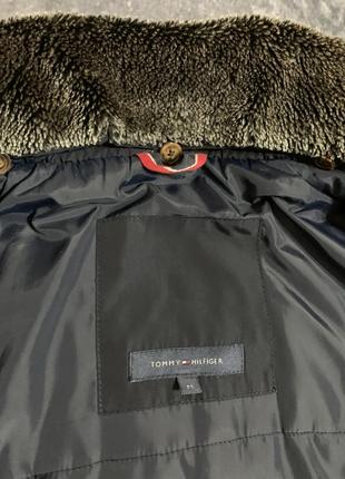 Куртка бомбер пуховик мужской tommy hilfiger8 фото