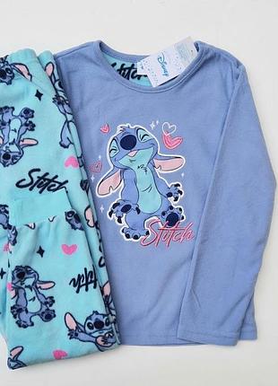 Флісова піжама для дівчинки lilo & stitch disney primark примарк оригінал