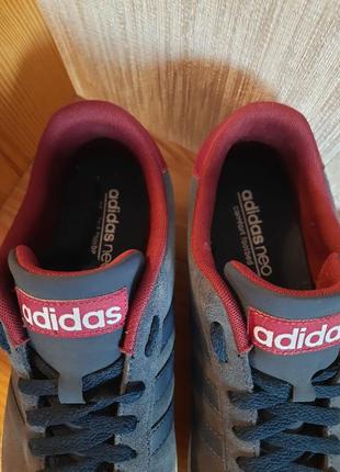 Кроссовки  adidas neo court vulc 
 (ориг) размер 42,5 (ст.27 см)
замша натуральная5 фото