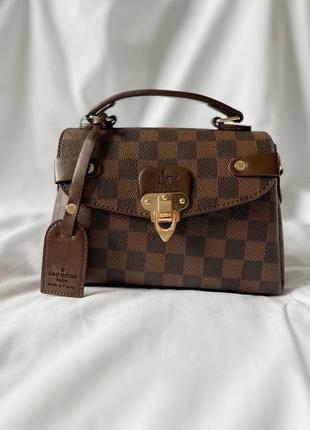 Женская сумка коричневый цвет louis vuitton chess brown