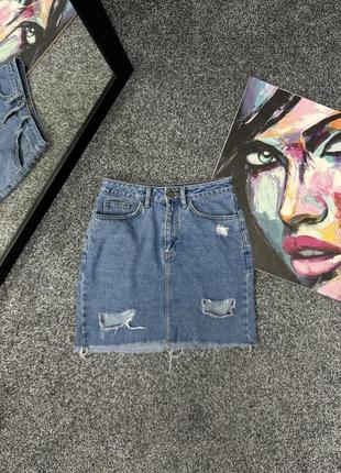 Женская джинсовая юбка юбка new look2 фото