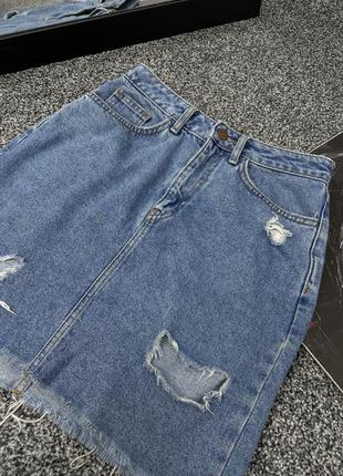 Женская джинсовая юбка юбка new look3 фото