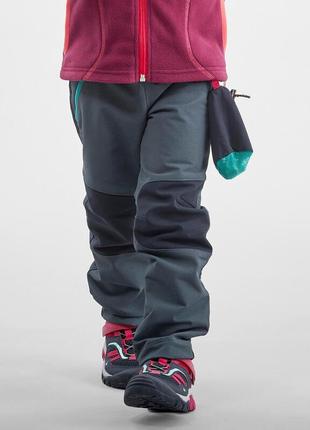 Дитячі штани quechua mh500 для туризму, для дітей 3-4 років2 фото