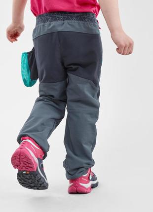 Дитячі штани quechua mh500 для туризму, для дітей 3-4 років3 фото