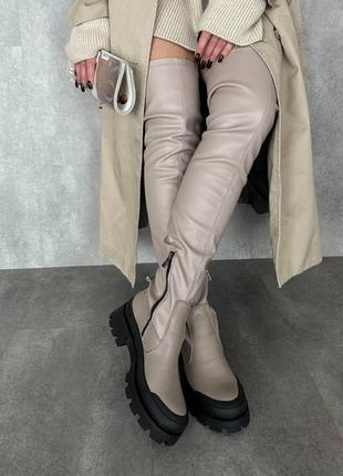 Премиальные высокие ботфорты 🧡
фабричное качество✔️зима &amp; осень