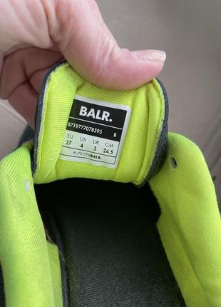 Брендовые кроссовки balr neon yellow 🔥10 фото