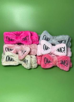 ✨ пов'язка omg ✨бежевий колір