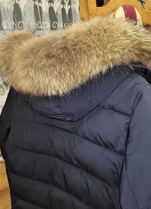 Зимняя куртка/пуховик от Whistles Jungle Cat Robe à rayures Bleu