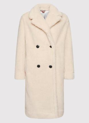 Пальто шубка teddy tommy hilfiger xs-s