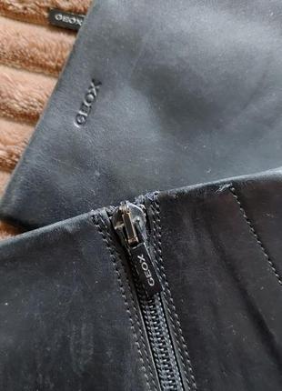 Классические сапоги кожаные geox 40 размер10 фото