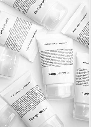 Крем для обличчя з ніацинамідом transparent-lab niacinamide glow cream 50 мл