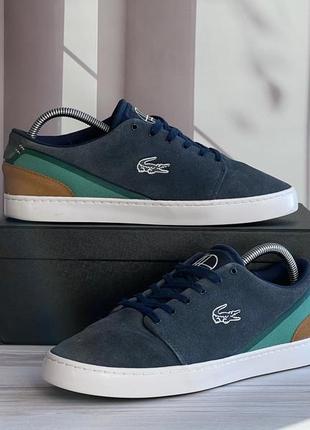 Lacoste оригінальні шкіряні надзвичайно зручні кеди