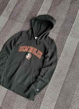 Champion x seminoles vintage university hoodie худи кофта оригинал бы у4 фото