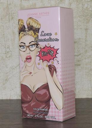 Jeanne arthes love generation pin up 60 мл парфюмированная вода для женщин